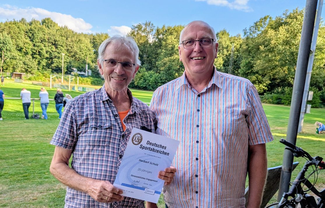 herbert schulz 20 jahre sportabzeichen